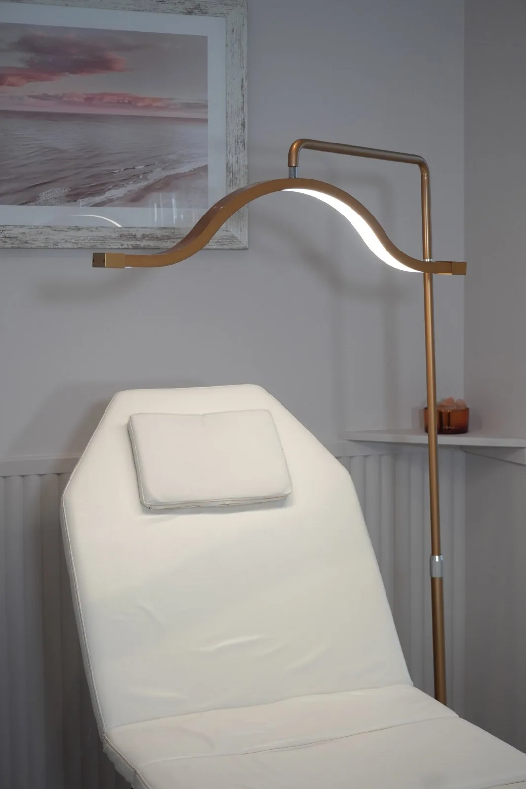 Premium aesthetic clinic treatment room reflecting clinical standards patients trust